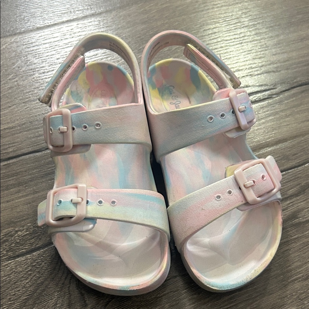 Cat & Jack Pink and Blue Kids Sandals